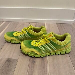 Adidas yellow & green running shoes, Size US 8.5 #running #athletic